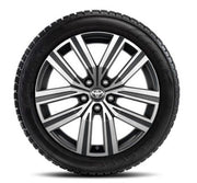 Janta aliaj 18x7J black machined cu anvelopa Dunlop Winter 225/50R18 pentru Toyota Corolla Cross