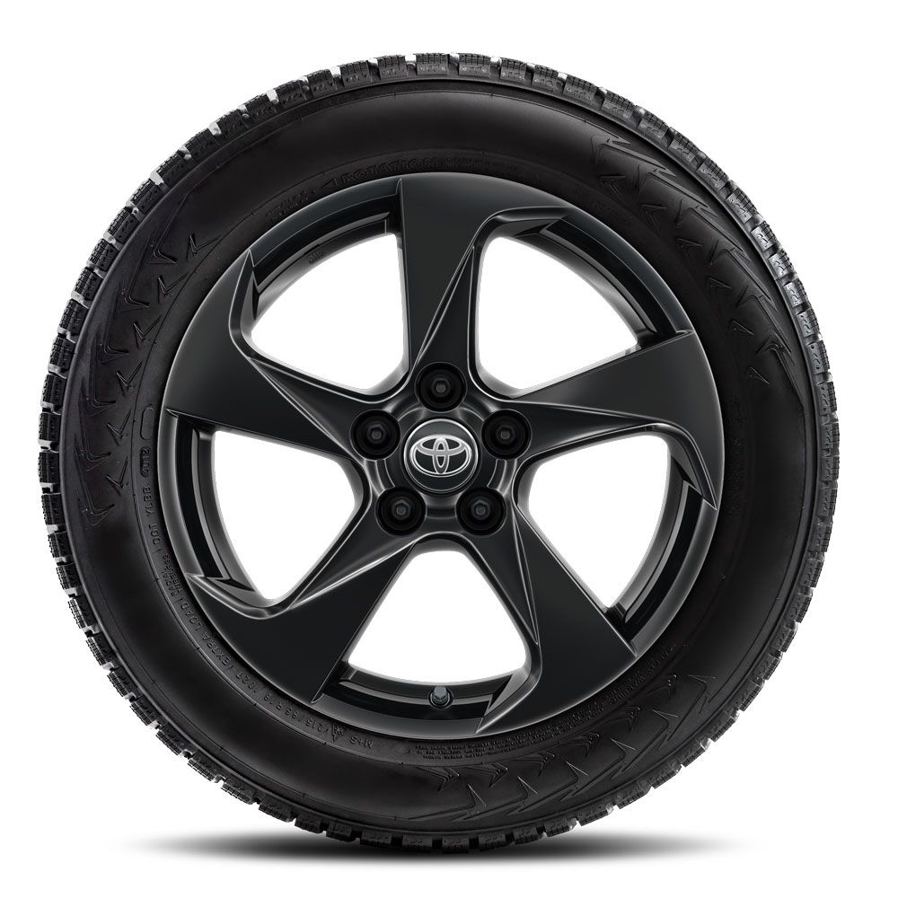 Janta aliaj 17x6.5J black cu anvelopa Dunlop Winter 195/60R17 pentru Toyota Prius PHV