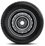 Janta otel 16x6.5J black cu anvelopa Dunlop Winter 205/60R16 pentru Toyota Proace City Verso