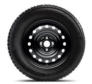 Janta otel 15x6J black cu anvelopa Dunlop Winter 185/65R15 pentru Toyota Yaris