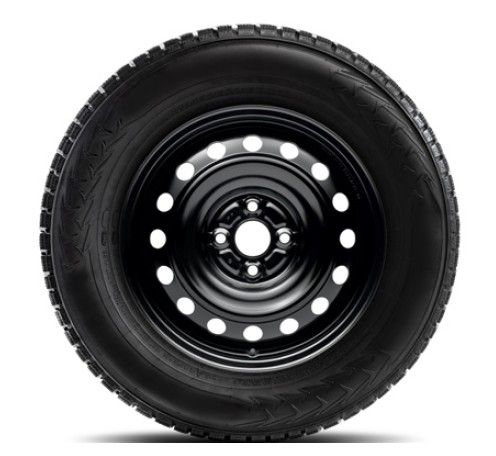 Janta otel 15x6J black cu anvelopa Dunlop Winter 185/65R15 pentru Toyota Yaris