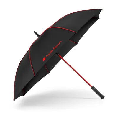 Umbrela baston originala Audi Sport deschidere automata windproof negru rosu 120 cm
