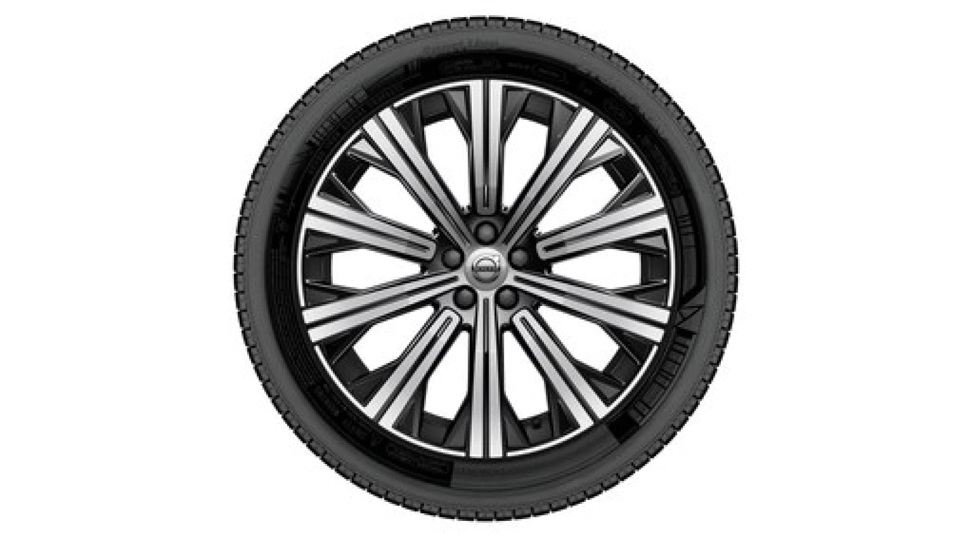Set roti complete de iarna pentru XC90, 20', 10 - Spoke Black Diamond Cut