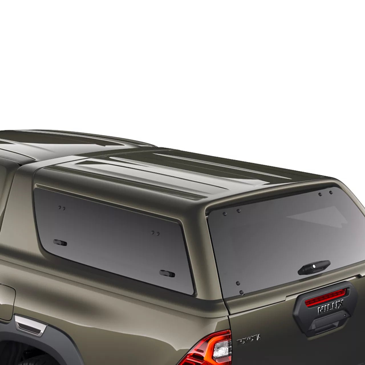 Acoperis rigid cu geamuri laterale Toyota Hilux Extra Cab, Gri Metalizat 1G3 - CarFun.ro - Accesorii Originale