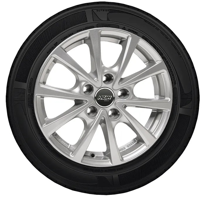 Janta iarna AZW Peak 6,5x16 5/112/46 pentru Volkswagen T-Roc, culoare Argintiu