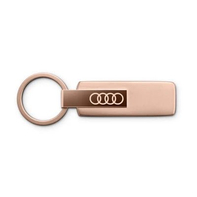 Breloc Audi Design din Otel Inoxidabil Original – Gold / Rose - CarFun.ro - Accesorii Originale