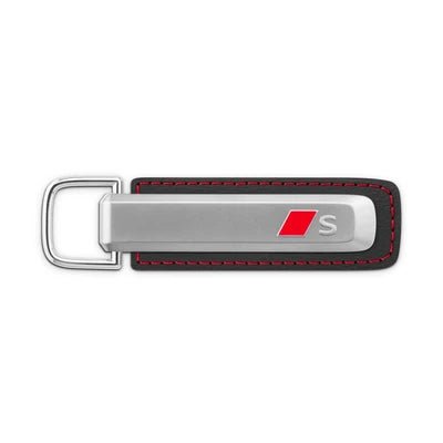 Breloc Audi S din metal si piele Valcona - CarFun.ro - Accesorii Originale
