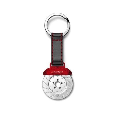 Breloc Audi Sport cu jeton carucior RS negru argintiu - CarFun.ro - Accesorii Originale