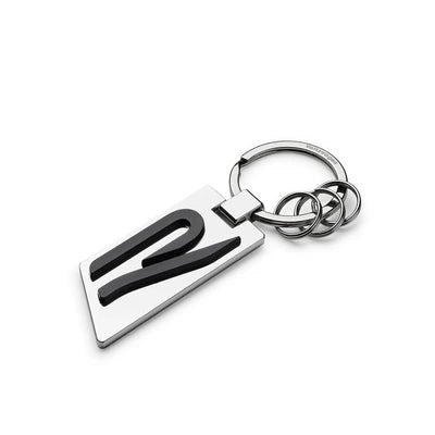 Breloc chei Volkswagen R Collection argintiu negru - CarFun.ro | Accesorii Originale Auto