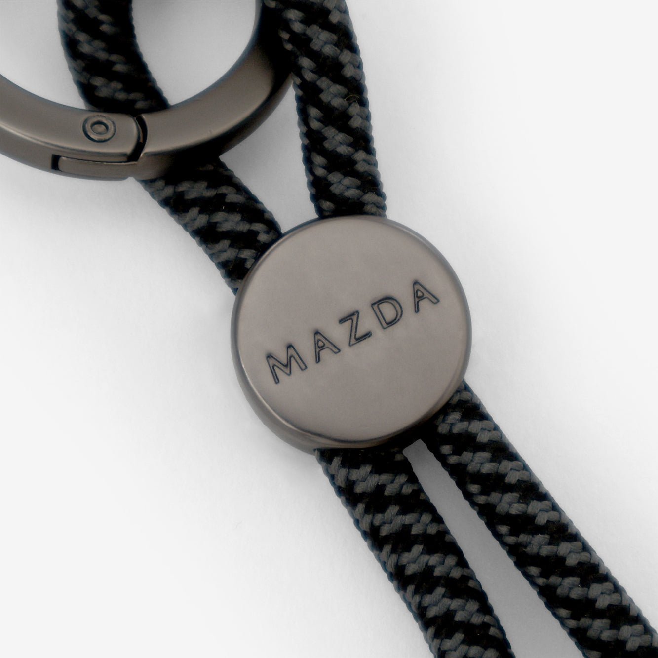 Breloc Mazda rPET negru gri - CarFun.ro - Accesorii Originale