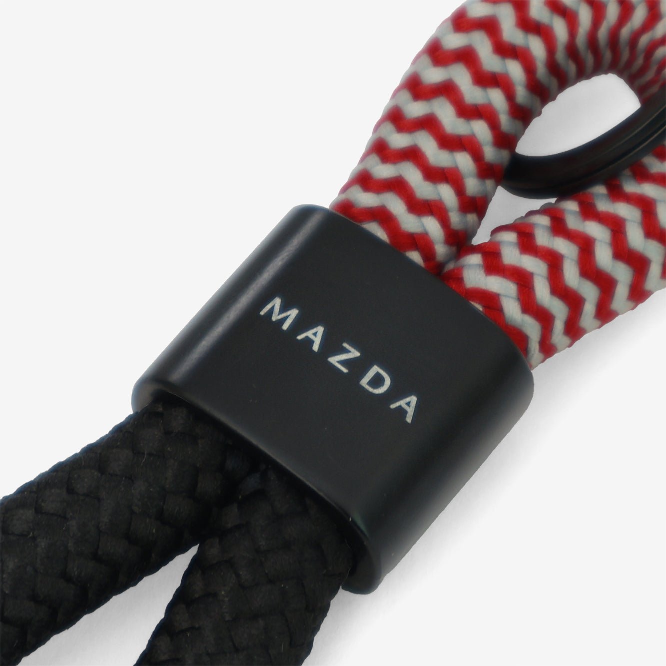 Breloc Mazda rPET rosu negru - CarFun.ro - Accesorii Originale