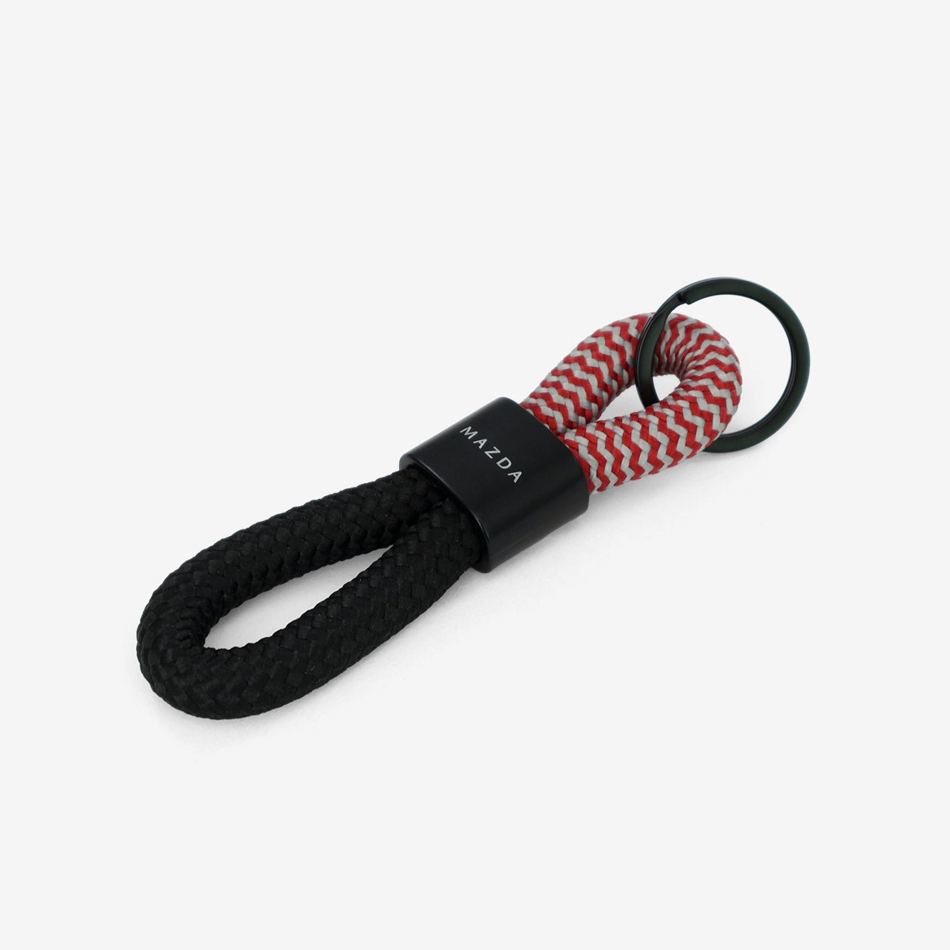 Breloc Mazda rPET rosu negru - CarFun.ro - Accesorii Originale