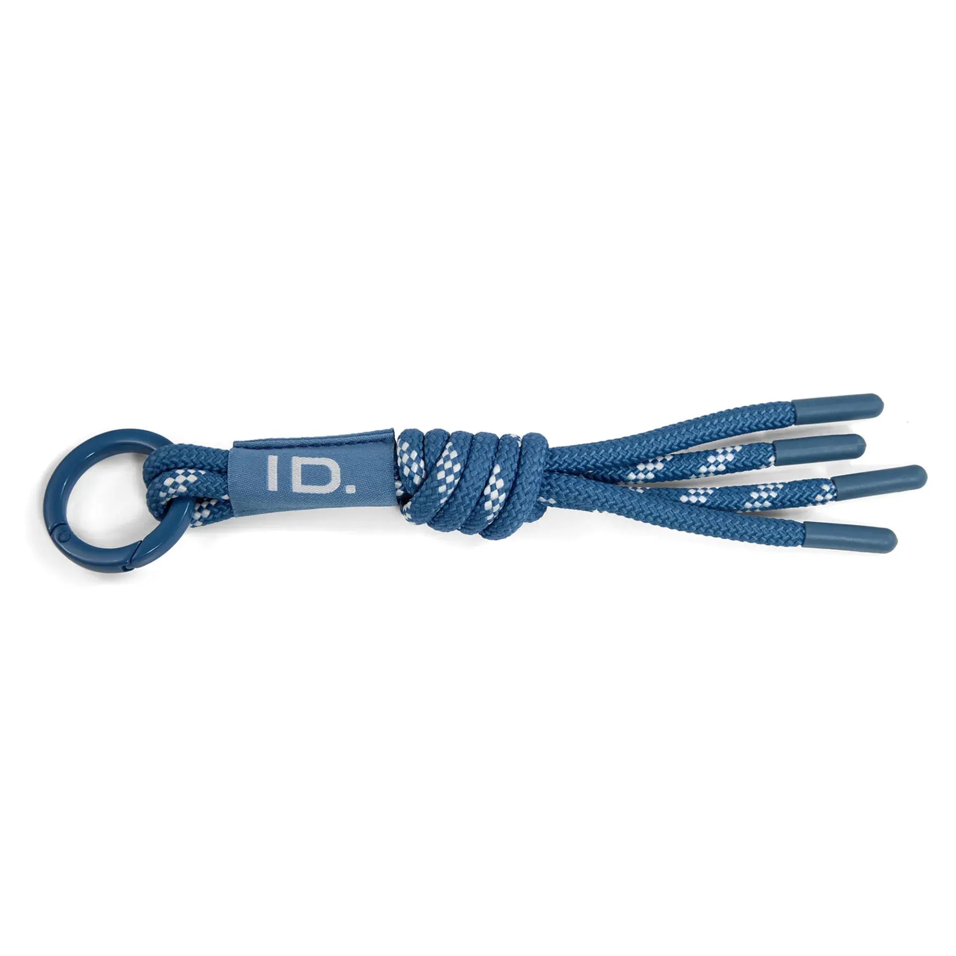 Breloc Volkswagen textil albastru cu carabina poliester reciclat - CarFun.ro - Accesorii Originale