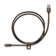 Cablu incarcare original Volvo Reimagined – USB Type - C la Android, piele reciclata - CarFun.ro - Accesorii Originale