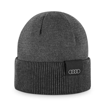 Caciula reversibila Audi negru gri material reciclat - CarFun.ro - Accesorii Originale