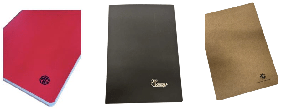 Caiet MG A5 – 48 pagini, coperta soft, notebook lifestyle original MG - CarFun.ro - Accesorii Originale