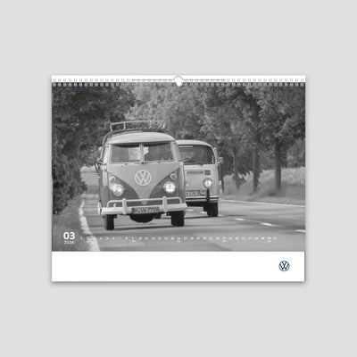 Calendar Volkswagen V spiral - bound 49.5x33 cm - CarFun.ro - Accesorii Originale