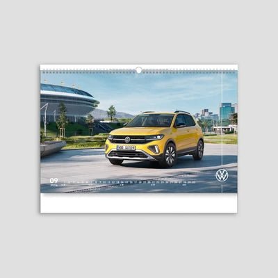 Calendar Volkswagen V spiral - bound 58x36 cm - CarFun.ro - Accesorii Originale