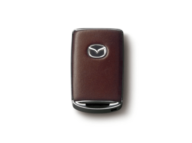 Capac cheie din piele Mazda original, compatibil CX - 30, CX - 60, CX - 80 si CX - 5 - CarFun.ro - Accesorii Originale