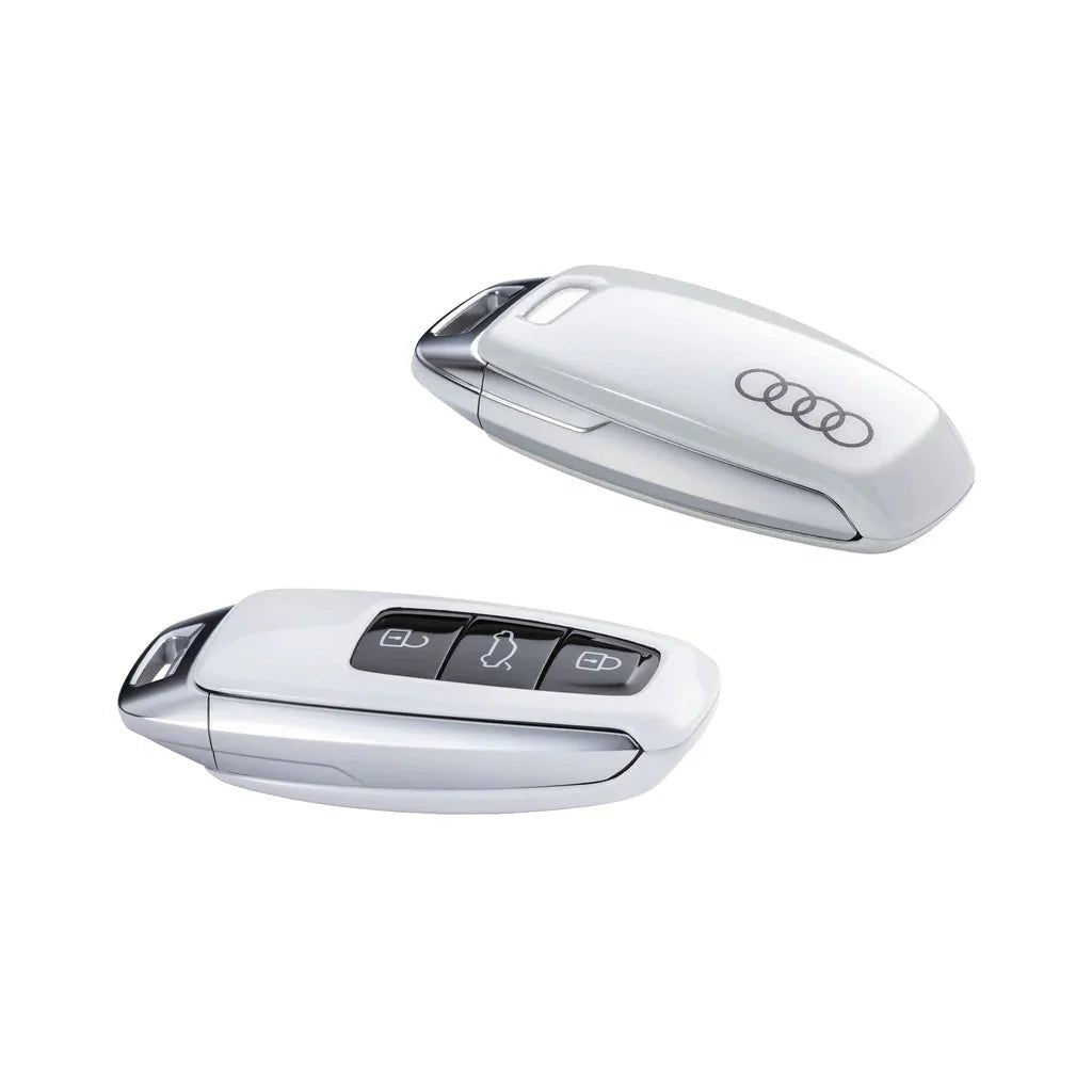 Capac ornament cheie Audi - Alb - CarFun.ro - Accesorii Originale