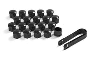 Capace suruburi roti Skoda negre lucioase set 20 buc originale - CarFun.ro - Accesorii Originale