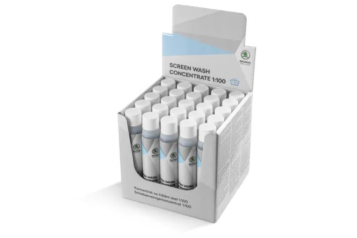 Concentrat curatare geamuri Skoda – solutie eficienta pentru parbriz, 40 ml - CarFun.ro - Accesorii Originale