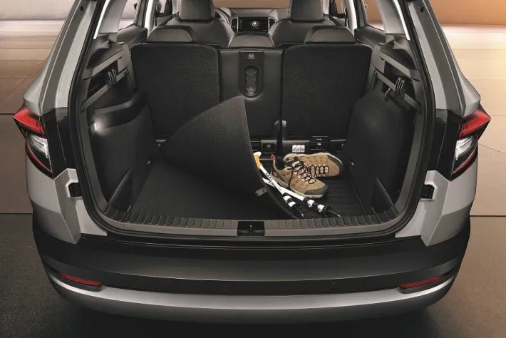 Covoras portbagaj reversibil Skoda Karoq – textil si plastic, protectie versatila - CarFun.ro - Accesorii Originale