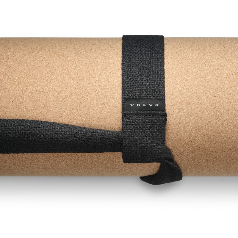 Covoras Yoga Volvo – pluta naturala si cauciuc natural, cu curea de transport - CarFun.ro - Accesorii Originale