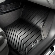 Covorase Audi A3 all - weather fata, cu logo A3, compatibile 2013–2019 - CarFun.ro - Accesorii Originale