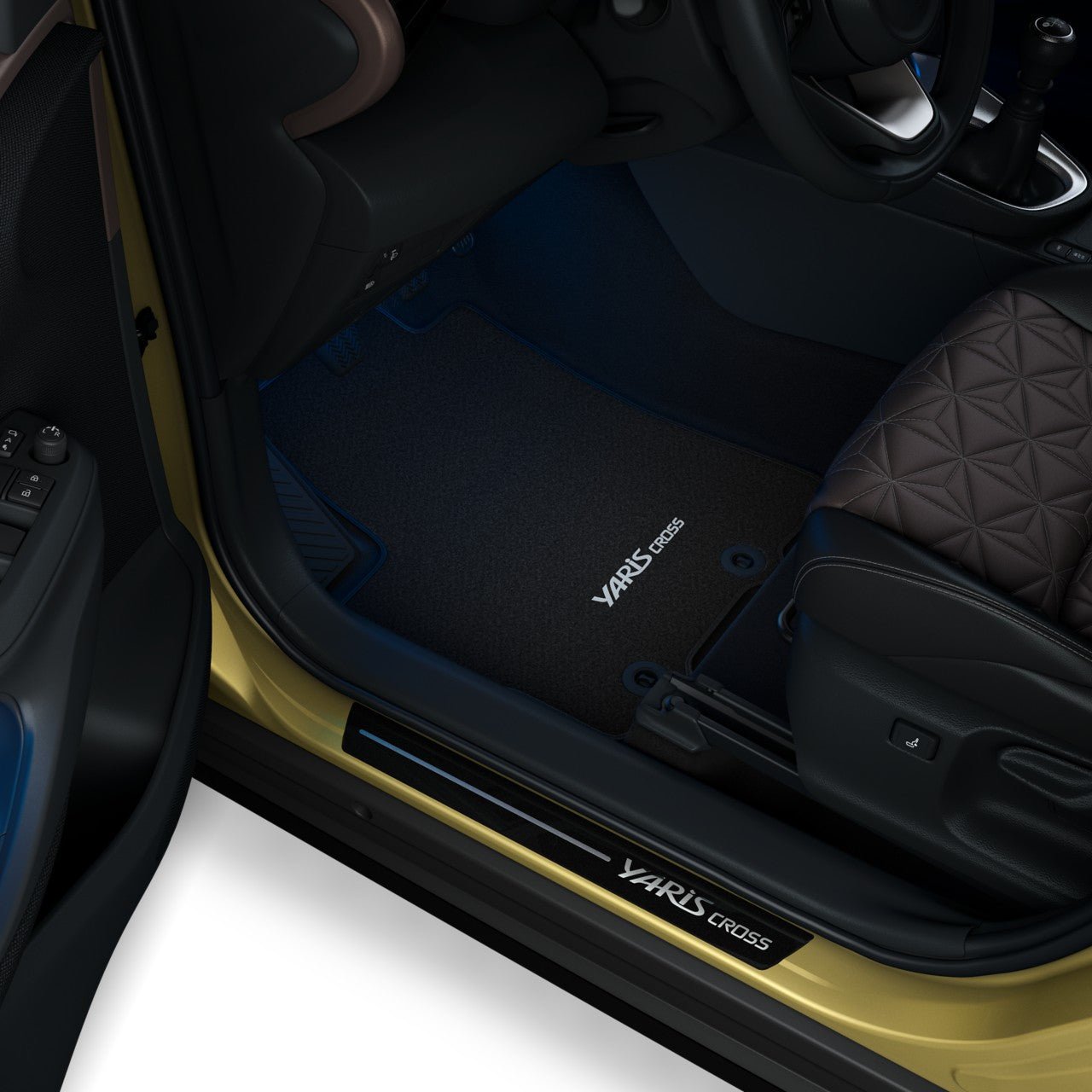 Covorase textile originale Toyota Yaris Cross 2021+ – 830g - CarFun.ro - Accesorii Originale