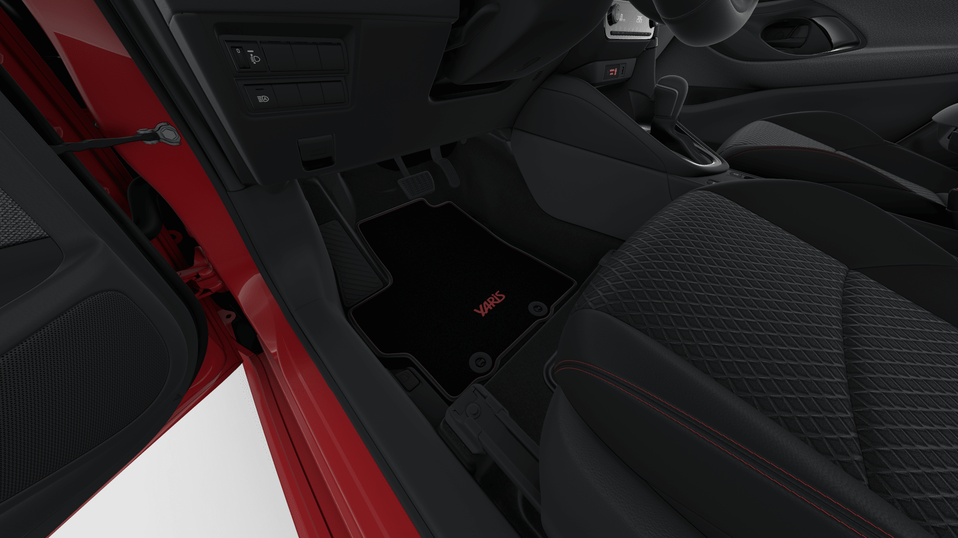 Covorase textile originale Toyota Yaris Hybrid 2020+ - CarFun.ro - Accesorii Originale