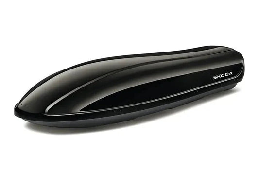 Cutie pentru Schiuri și Bagaje - 380 Litri, Negru, Capacitate pentru 5 Perechi de Schiuri sau 4 Snowboarduri - CarFun.ro - Accesorii Originale