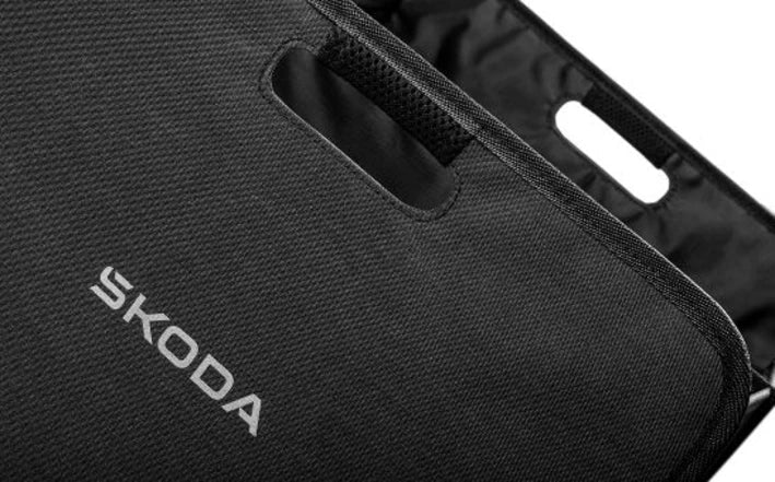 Cutie pliabila originala Skoda 40x30x57 cm - antracit - CarFun.ro - Accesorii Originale Auto