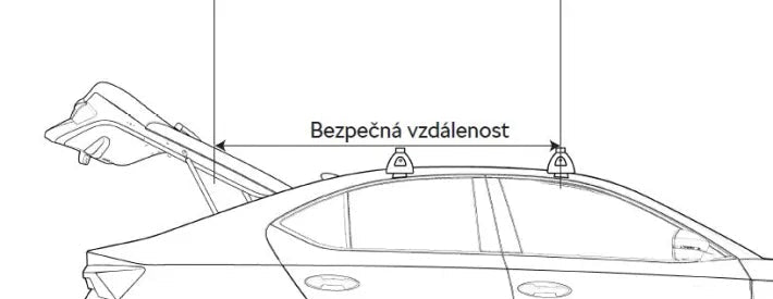 Cutie portbagaj Skoda 512L 228 cm ABS negru lucios - CarFun.ro - Accesorii Originale