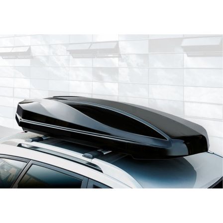 Cutie portbagaj Strike 480L Negru Lucios – deschidere pe ambele parti, 75kg, ABS+PST - CarFun.ro - Accesorii Originale