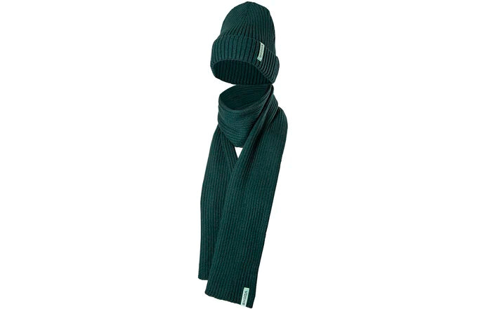 Set caciula si fular Skoda – verde emerald