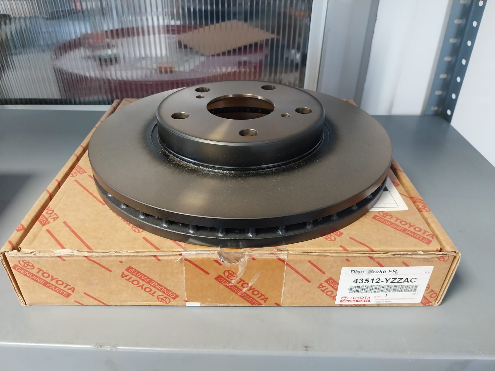 Disc frana fata Toyota Auris 2007 - 2012 - original la reducere - CarFun.ro - Accesorii Originale