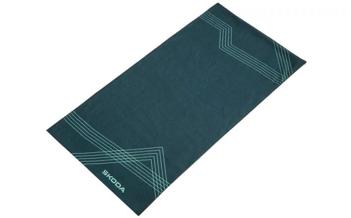 Esarfa multifunctionala Skoda Unisex – emerald green, 50 cm, 100% poliester - CarFun.ro - Accesorii Originale