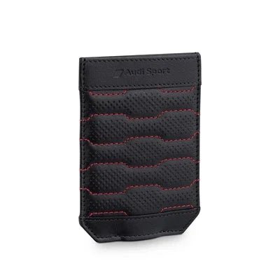 Etui Cheie Auto Audi Sport, Piele, Negru Rosu - CarFun.ro - Accesorii Originale Auto