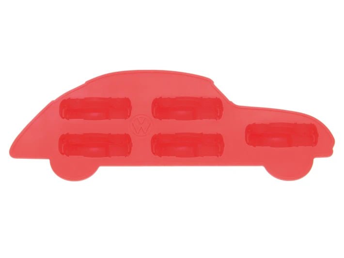 Forma cuburi gheata Volkswagen Kafer rosie din silicon - CarFun.ro - Accesorii Originale