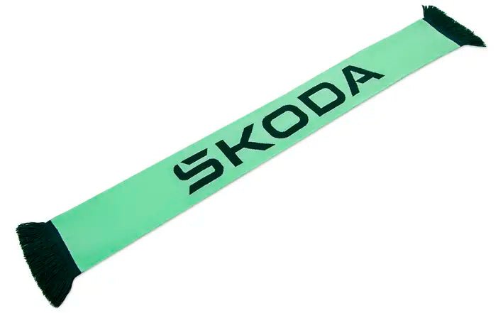 Fular Skoda emerald green - CarFun.ro - Accesorii Originale