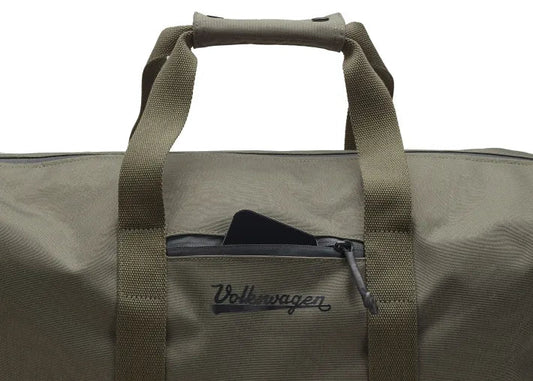 Geanta de voiaj Volkswagen Heritage - 38L, material reciclat, verde olive - Volkswagen Shop