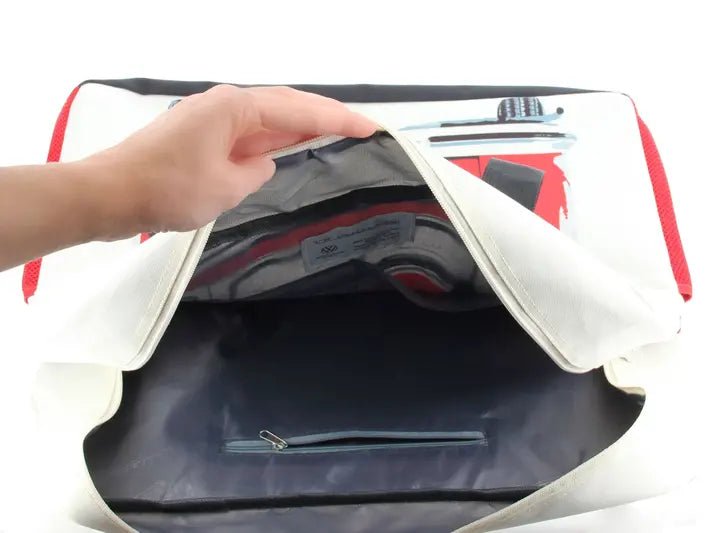 Geanta plaja Volkswagen T1 Bulli Bus – 27L, rezistenta, design retro - CarFun.ro - Accesorii Originale