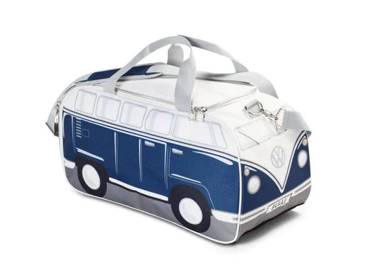 Geanta sport Volkswagen T1 - impermeabila, albastru inchis, 50 cm - Volkswagen Shop