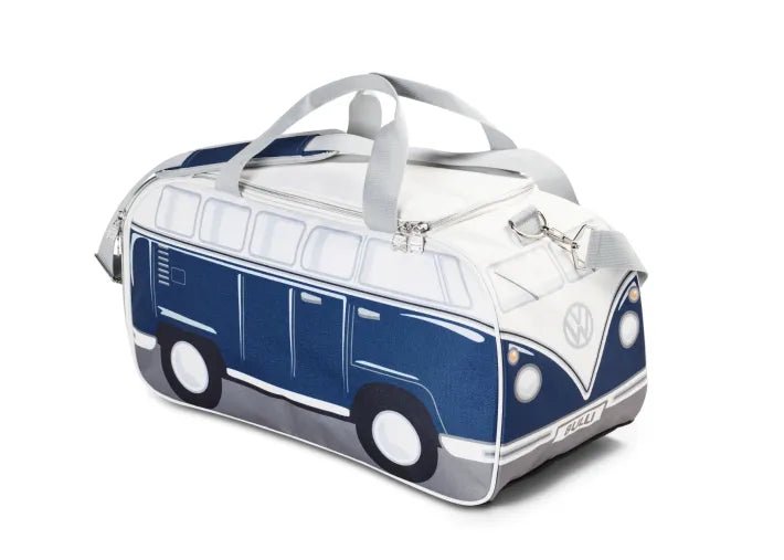 Geanta sport Volkswagen T1 - impermeabila, albastru inchis, 50 cm - Volkswagen Shop