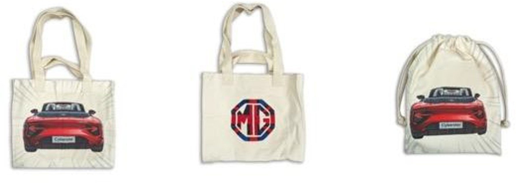 Geanta Tote MG Cyberster Small Canvas Originala – geanta canvas lifestyle cu design Cyberster - CarFun.ro - Accesorii Originale