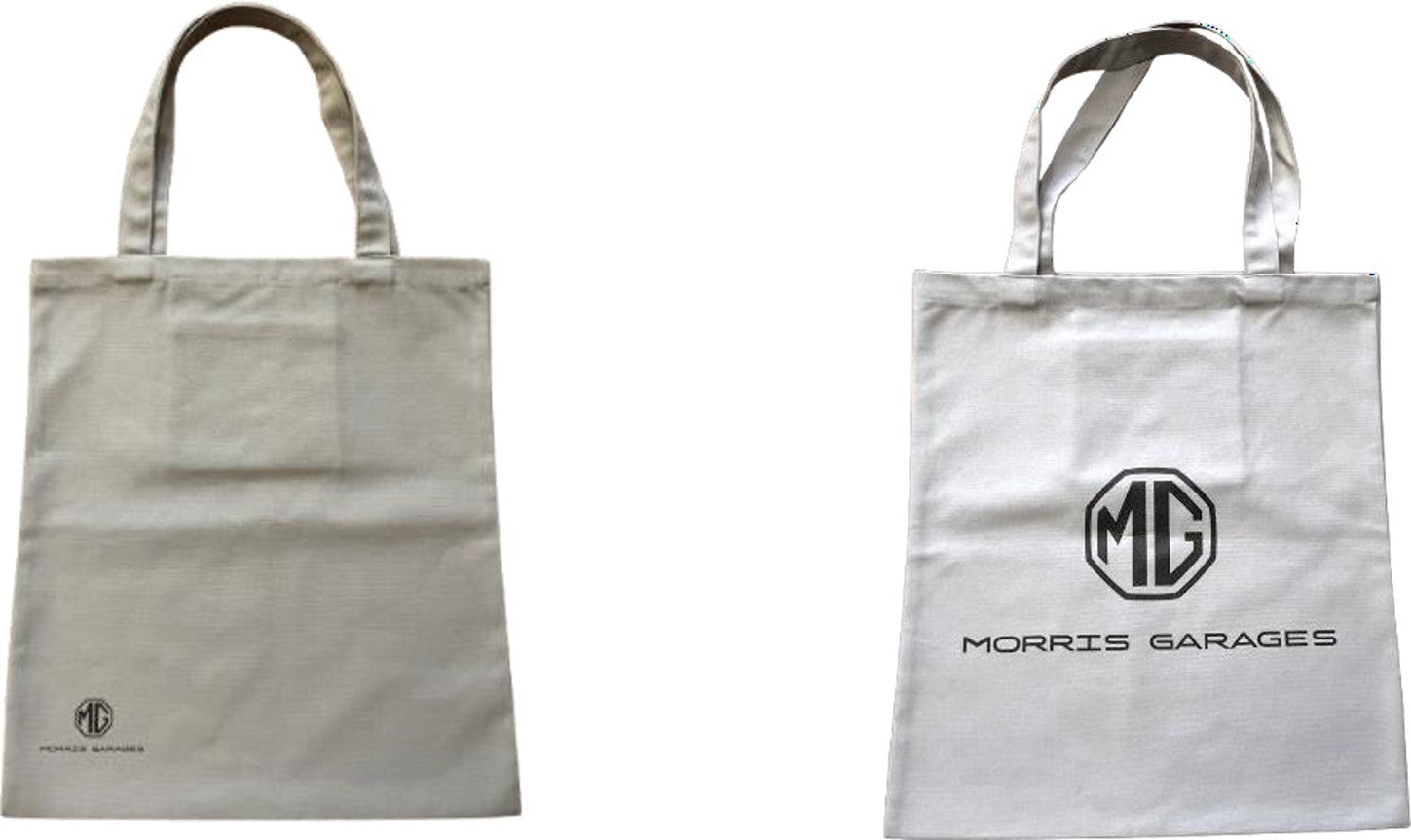 Geanta Tote Morris Garages Originala – geanta lifestyle Grey cu logo Morris Garages - CarFun.ro - Accesorii Originale
