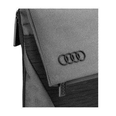 Geanta umar Audi pentru tableta 11 inch negru gri - CarFun.ro - Accesorii Originale