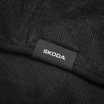Hanorac Dama Fleece Skoda Original – Anthrazit, cu fermoar frontal - CarFun.ro - Accesorii Originale