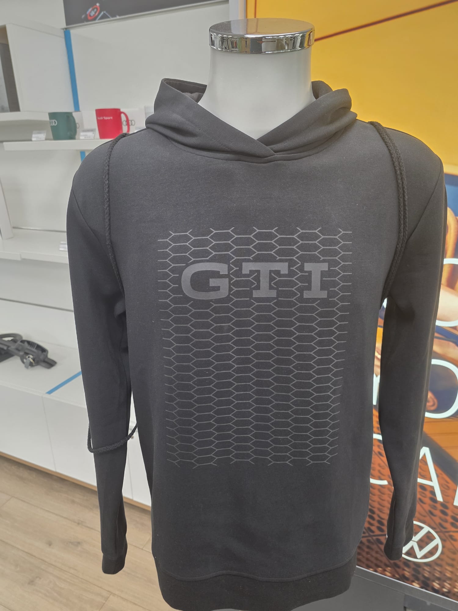 Hanorac Volkswagen GTI negru unisex marime M bumbac original - CarFun.ro - Accesorii Originale